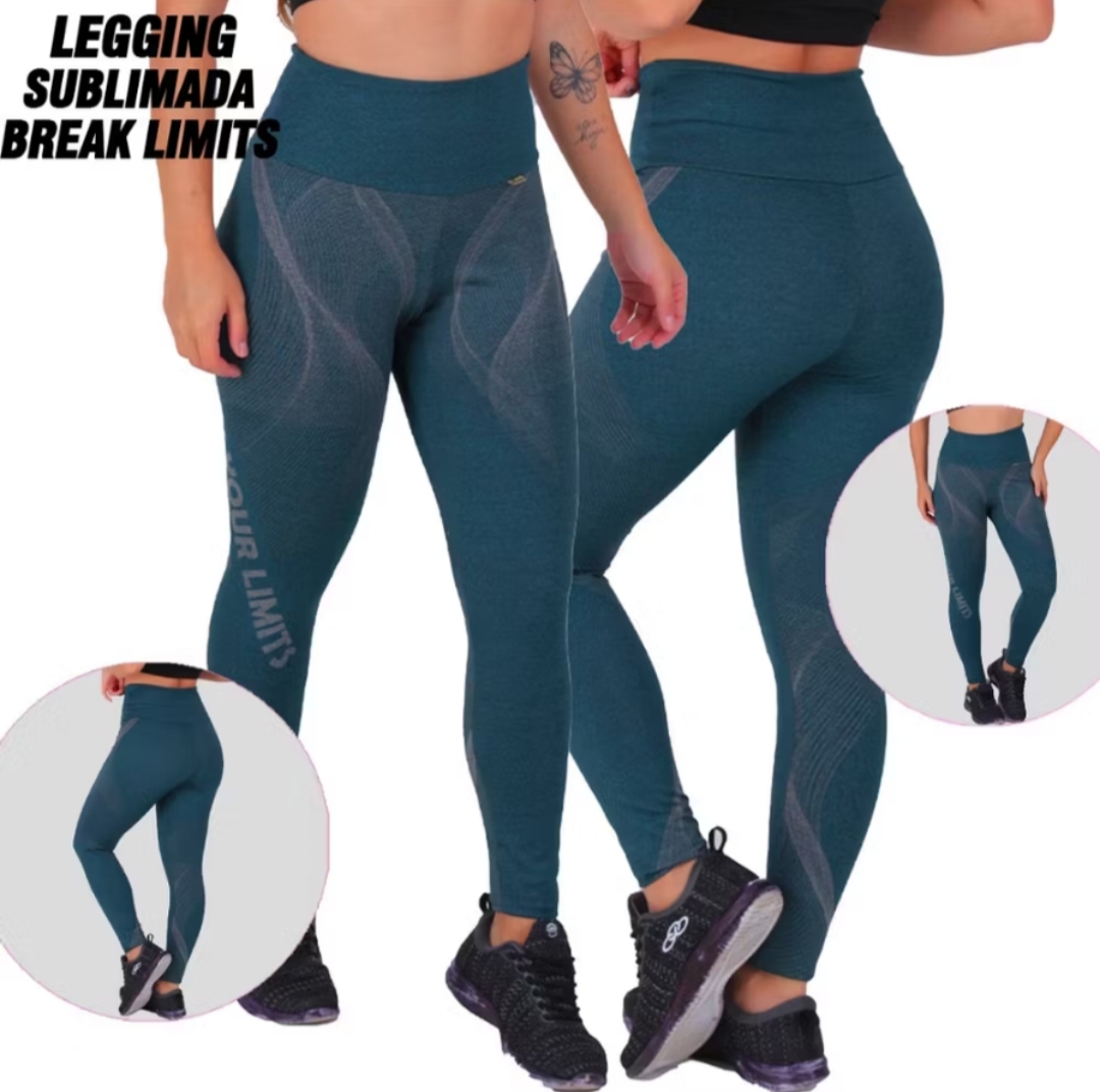Calças Legging Feminina Academia Zero Transparêcia Sublimadas