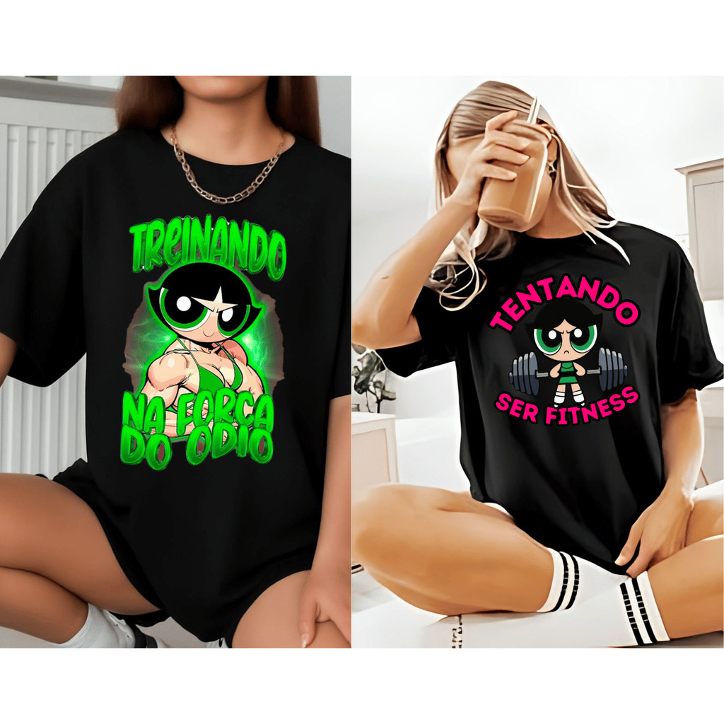 Camisetas Oversized Feminina Camisa Blusão Larga Academia Treino Crossfit Corrida Fitness Gym