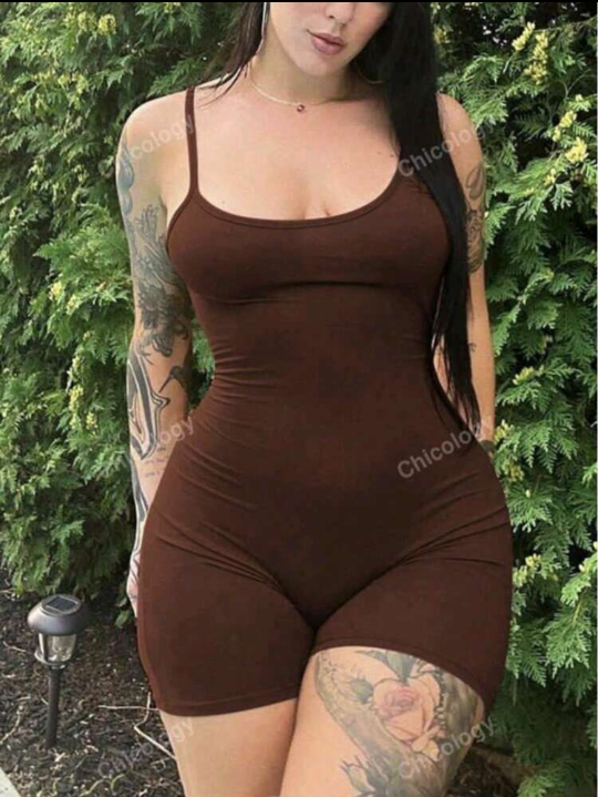 Sólido Tubo Sem Costas Macacão Cami Unitard Mar Fashion FRANZIDO