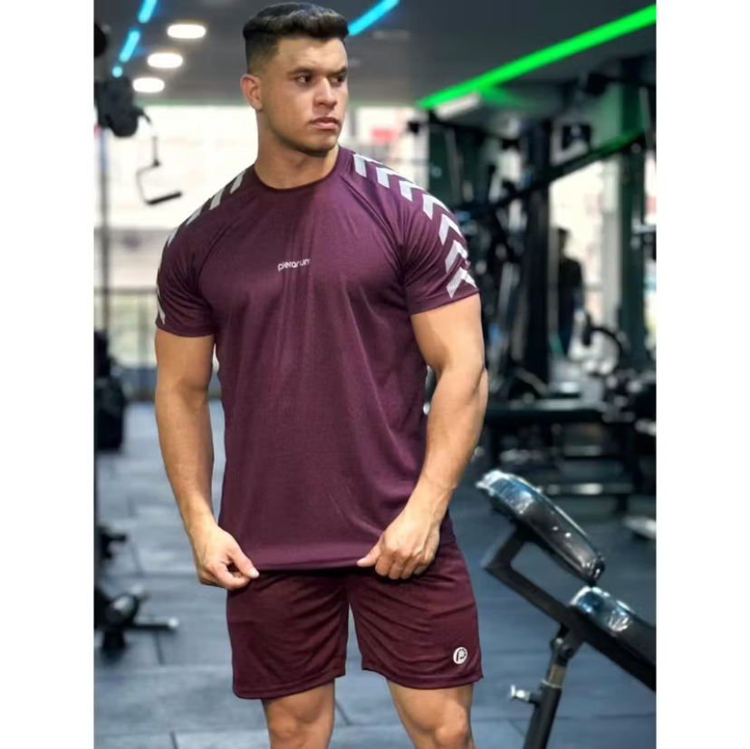 ￼Camisa Camiseta Dry Fit Masculino Academia Esportes Cross Esportivas Raglan